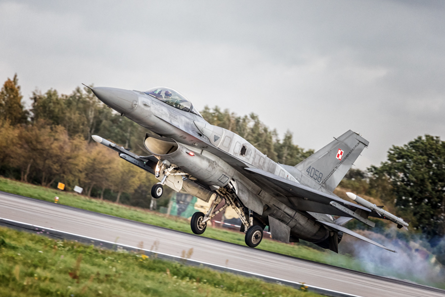 F-16 Block 52+ Jastrząb - 31. BLT fot. Michał Banach