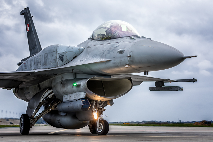 F-16 Block 52+ Jastrząb - 31. BLT fot. Michał Banach