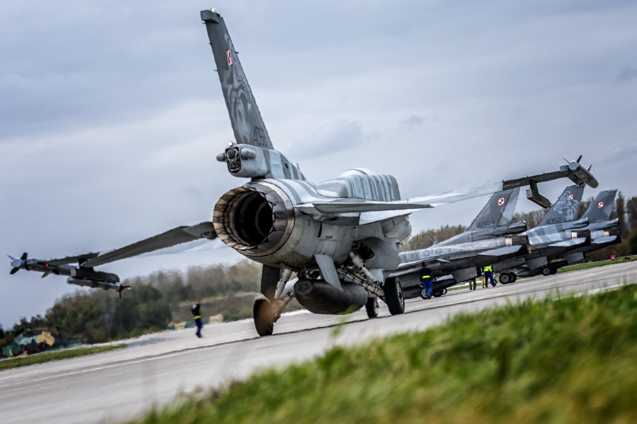 F-16 Block 52+ Jastrząb - 31. BLT fot. Michał Banach